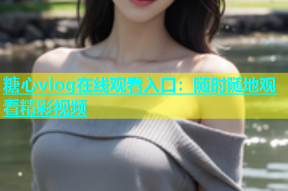 糖心vlog在线观看入口：随时随地观看精彩视频