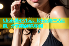 Chole糖心Vlog：轻松记录生活点滴，分享你的精彩瞬间