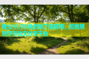 糖心VLOG免费版下载官网：短视频创作与社交分享平台