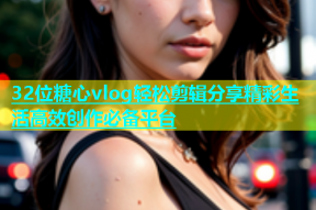 32位糖心vlog轻松剪辑分享精彩生活高效创作必备平台