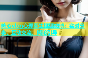糖心vlog心理医生娜娜微博：实时分享、互动交流、舆论引导