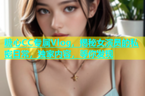 糖心CC专属Vlog，揭秘女演员的私密日常，独家内容，等你发现