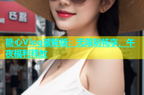 糖心Vlog破解版：无限制畅享，午夜福利释放