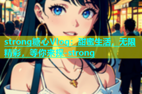 strong糖心Vlog：甜蜜生活，无限精彩，等你来探-strong