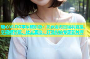 糖心VLOG苹果破解版：免费看海量福利直播，享视频剪辑、社交互动，打造你的专属影片库