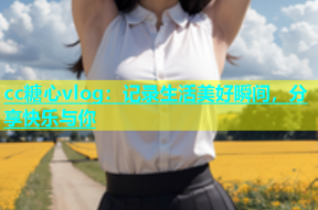cc糖心vlog：记录生活美好瞬间，分享快乐与你