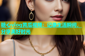 糖心vlog黄瓜视频：记录生活瞬间，分享美好时光