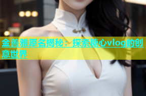 金善雅原名揭秘：探索糖心vlog的创意世界