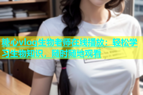 糖心vlog生物老师在线播放：轻松学习生物知识，随时随地观看