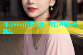 糖心Vlog口罩女神：戴口罩的神秘魅力