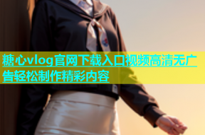 糖心vlog官网下载入口视频高清无广告轻松制作精彩内容