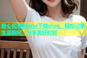 糖心短视频app下载vlog，轻松记录生活瞬间，分享美好时刻