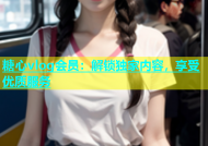 糖心vlog会员：解锁独家内容，享受优质服务