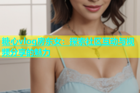 糖心vlog房东女：探索社区互动与视频分享的魅力