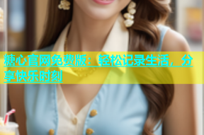 糖心官网免费版：轻松记录生活，分享快乐时刻