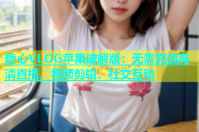 糖心VLOG苹果破解版：无需充值高清直播、视频剪辑、社交互动