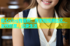 糖心vlog有谁啊：探索短视频社区，发现新星，记录生活