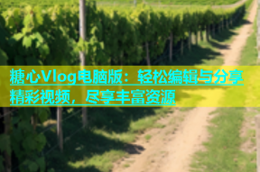 糖心Vlog电脑版：轻松编辑与分享精彩视频，尽享丰富资源