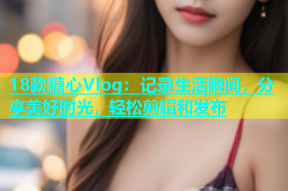 18款糖心Vlog：记录生活瞬间，分享美好时光，轻松剪辑和发布