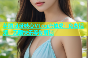 芋圆呀呀糖心VLog唐伯虎：免费视频，无限快乐等你解锁