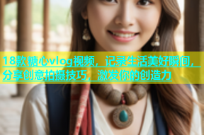 18款糖心vlog视频，记录生活美好瞬间，分享创意拍摄技巧，激发你的创造力