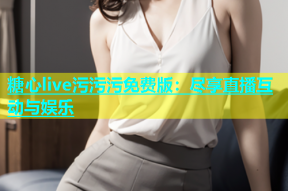 糖心live污污污免费版：尽享直播互动与娱乐