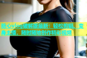 糖心vlog破解版最新：轻松剪辑、变身主播，随时随地创作精彩视频