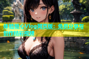体验糖心Vlog网页版：免费分享与创作精彩视频