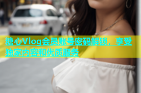 糖心Vlog会员账号密码解锁，享受独家内容和优质服务