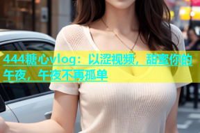 444糖心vlog：以涩视频，甜蜜你的午夜，午夜不再孤单