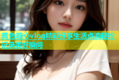 黄色糖心vlog精彩分享生活点滴轻松记录美好瞬间