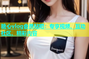 糖心vlog会员贴吧：专享视频、互动社区、精彩内容
