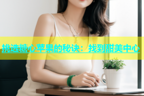 挑选糖心苹果的秘诀：找到甜美中心