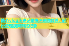 糖心vlog历史记录快速删除教程，轻松管理视频浏览记录