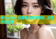 糖心vlog：记录生活美好瞬间，分享真实感受
