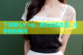 下载糖心Vlog：轻松记录生活，分享精彩瞬间