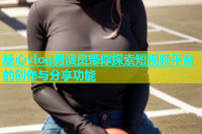 糖心vlog男演员带你探索短视频平台的创作与分享功能