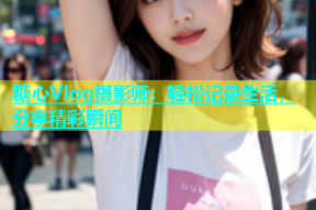糖心Vlog摄影师：轻松记录生活，分享精彩瞬间