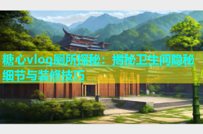 糖心vlog厕所探秘：揭秘卫生间隐秘细节与装修技巧