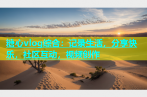 糖心vlog综合：记录生活，分享快乐，社区互动，视频创作