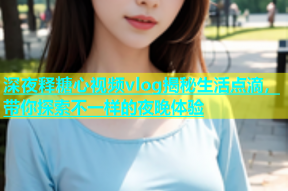 深夜释糖心视频vlog揭秘生活点滴，带你探索不一样的夜晚体验