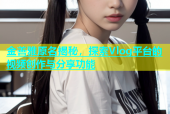 金善雅原名揭秘，探索Vlog平台的视频创作与分享功能