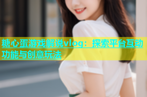糖心蛋游戏解说vlog：探索平台互动功能与创意玩法