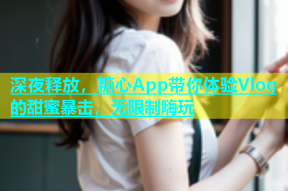 深夜释放，糖心App带你体验Vlog的甜蜜暴击，无限制嗨玩