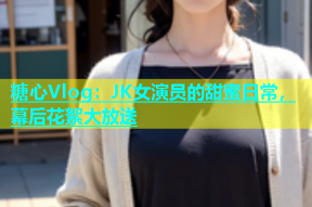 糖心Vlog：JK女演员的甜蜜日常，幕后花絮大放送