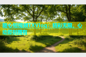 糖心短视频TXVlog：精彩无限，心动即刻拥有