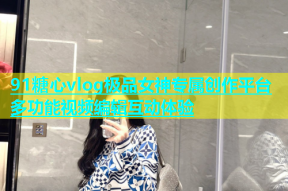 91糖心vlog极品女神专属创作平台多功能视频编辑互动体验