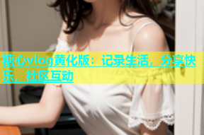 糖心vlog黄化版：记录生活，分享快乐，社区互动
