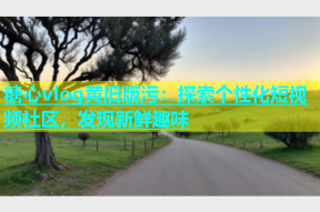 糖心vlog黄旧版污：探索个性化短视频社区，发现新鲜趣味