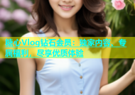 糖心Vlog钻石会员：独家内容、专属福利，尽享优质体验